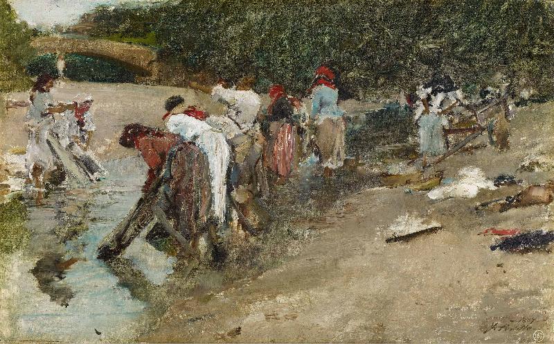 Galician Washerwomen, Francisco Pradilla Ortiz